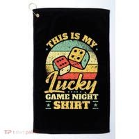 Game Night Host I Lucky Board Game Night Golf Towel thumb 0