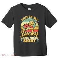 Game Night Host I Lucky Board Game Night Toddler T-Shirt thumb 0