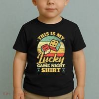 Game Night Host I Lucky Board Game Night Toddler T-Shirt thumb 2