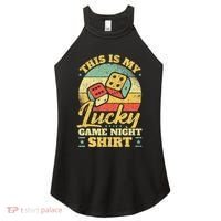 Game Night Host I Lucky Board Game Night Women's Perfect Tri Rocker Tank thumb 0