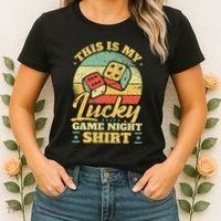 Game Night Host I Lucky Board Game Night Women's T-Shirt thumb 2