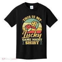 Game Night Host I Lucky Board Game Night Kids T-Shirt thumb 0