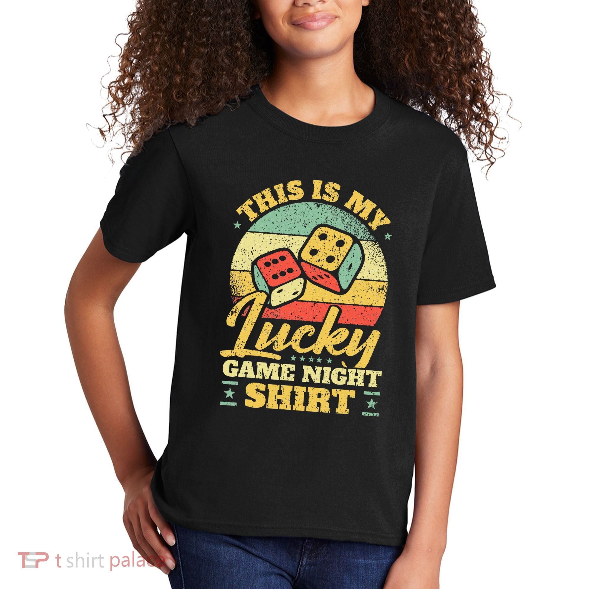 Game Night Host I Lucky Board Game Night Kids T-Shirt