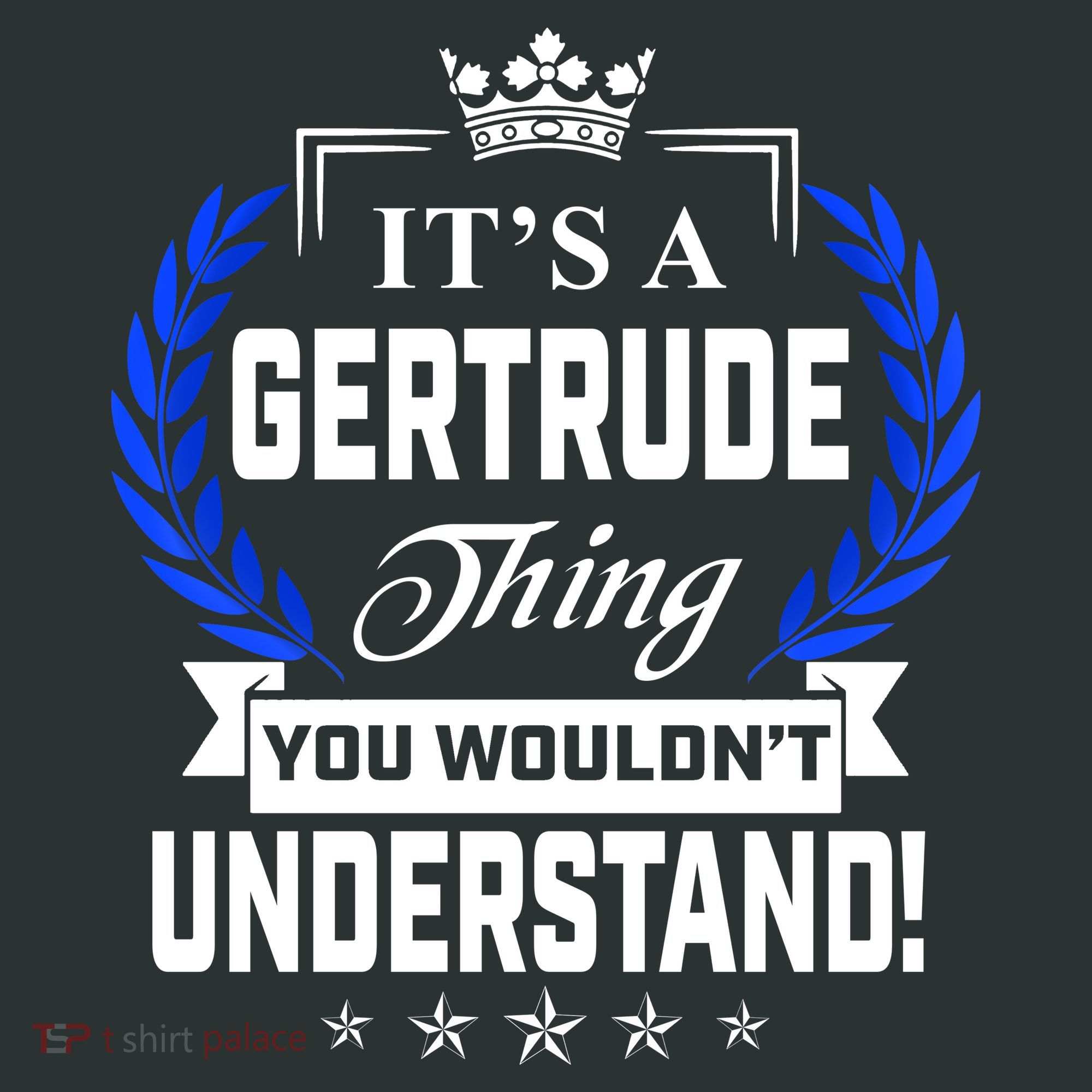 Gertrude Name Its' A Gertrude Thing You Wouldn't Understand Kids Long Sleeve Shirt