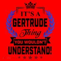 Gertrude Name Its' A Gertrude Thing You Wouldn't Understand Santa Hat thumb 1