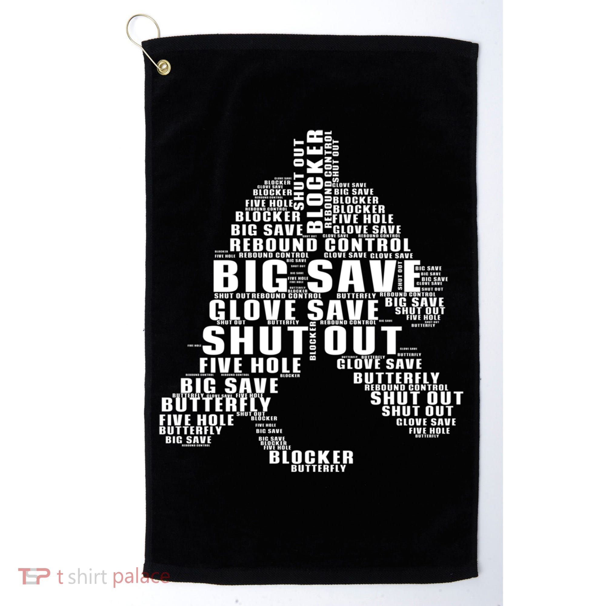 Gift Novelty Ice Hockey Goalie Shut Out Funny Great Gift Golf Towel