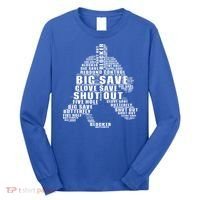 Gift Novelty Ice Hockey Goalie Shut Out Funny Great Gift Long Sleeve Shirt thumb 0