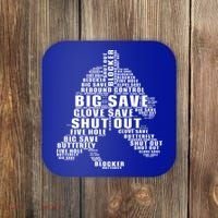 Gift Novelty Ice Hockey Goalie Shut Out Funny Great Gift Coaster thumb 0