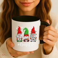 Gnomes Nurse Life Funny Christmas Holiday Funny Coffee Mug thumb 3