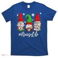 Gnomes Nurse Life Funny Christmas Holiday Funny T-Shirt thumb 0