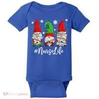 Gnomes Nurse Life Funny Christmas Holiday Funny Baby Bodysuit thumb 0