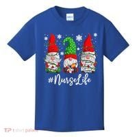 Gnomes Nurse Life Funny Christmas Holiday Funny Kids T-Shirt thumb 0