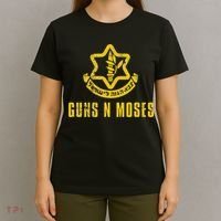 Guns N Moses Israel Defense Forces IDF Tzahal Krav Maga T-Shirt thumb 4