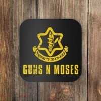 Guns N Moses Israel Defense Forces IDF Tzahal Krav Maga Coaster thumb 0