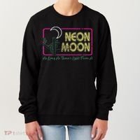 Groovy Neon Moon Lyrics Music 70s Retro Cactus Women's Sweatshirt thumb 0