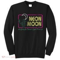 Groovy Neon Moon Lyrics Music 70s Retro Cactus Sweatshirt thumb 0