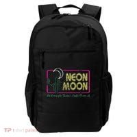 Groovy Neon Moon Lyrics Music 70s Retro Cactus Backpack thumb 0