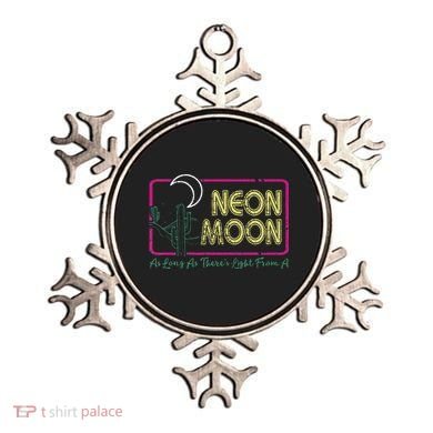 Groovy Neon Moon Lyrics Music 70s Retro Cactus Ornament