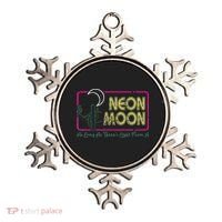 Groovy Neon Moon Lyrics Music 70s Retro Cactus Ornament thumb 0