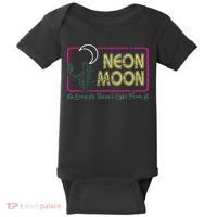 Groovy Neon Moon Lyrics Music 70s Retro Cactus Baby Bodysuit thumb 0