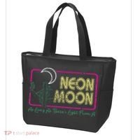 Groovy Neon Moon Lyrics Music 70s Retro Cactus Tote Bag thumb 3