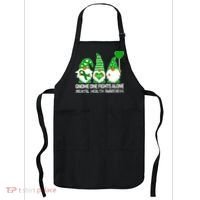 Gnome One Fights Alone Mental Health Awareness Apron thumb 0