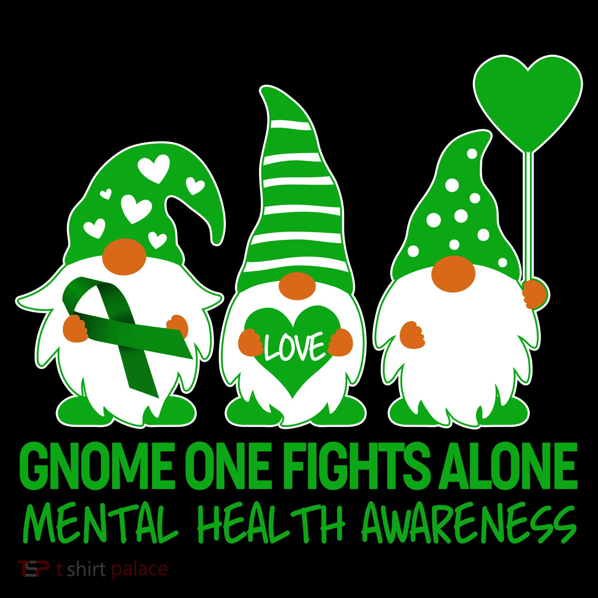 Gnome One Fights Alone Mental Health Awareness Coffee Mug