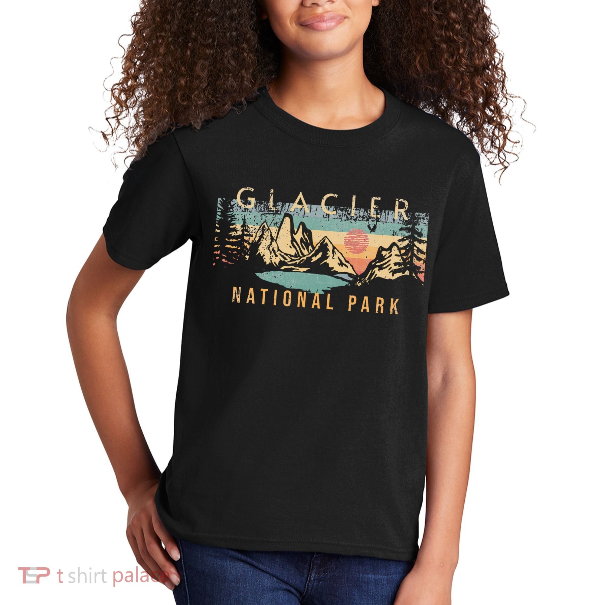 Glacier National Park Kids T-Shirt