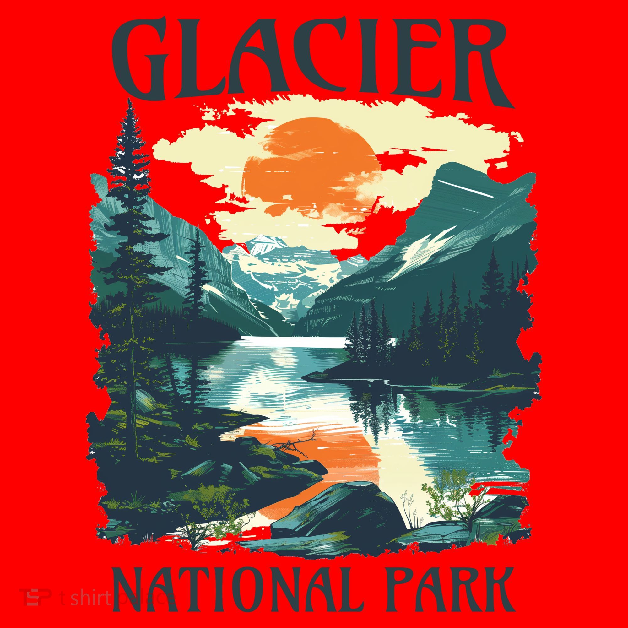 Glacier National Park Santa Hat
