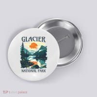Glacier National Park Button thumb 0