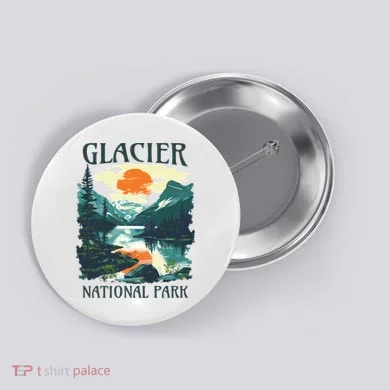 Glacier National Park Button