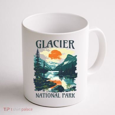 Glacier National Park Coffee Mug back