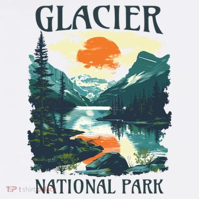 Glacier National Park Baby Bodysuit