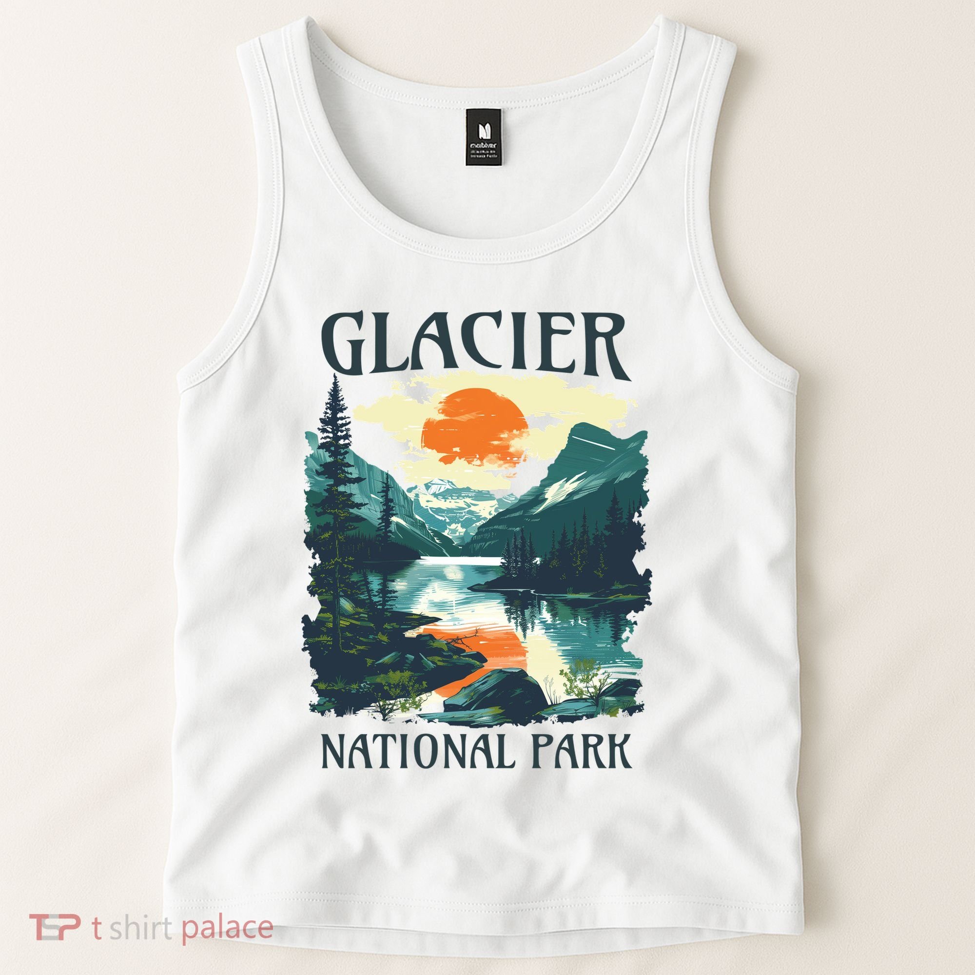 Glacier National Park Tank Top