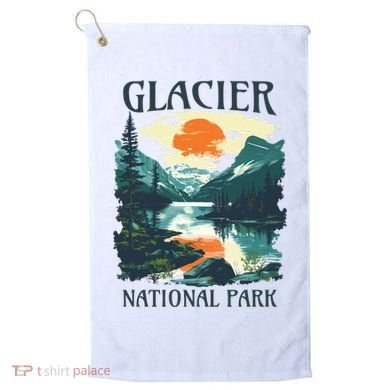 Glacier National Park Golf Towel