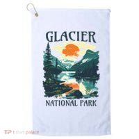 Glacier National Park Golf Towel thumb 0