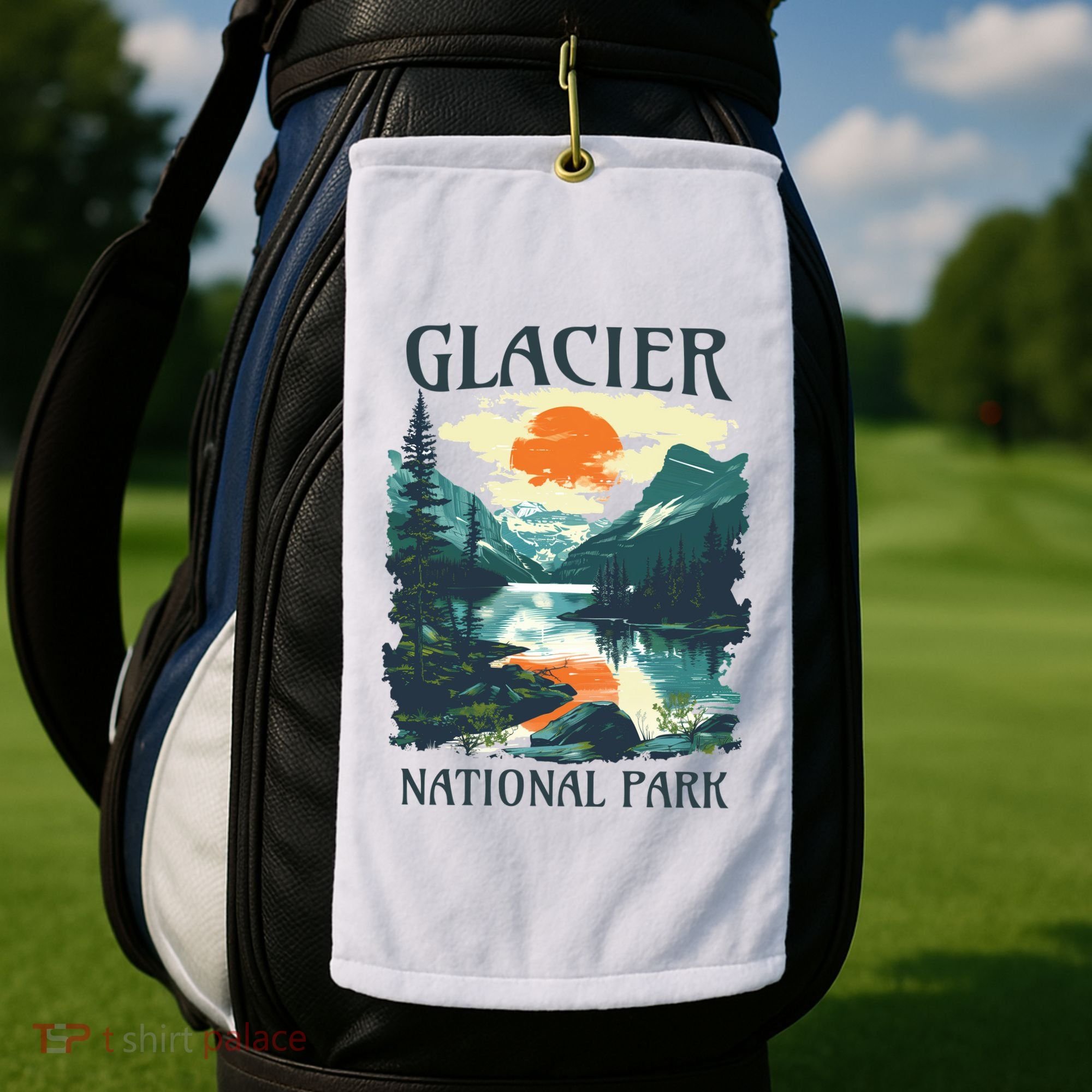Glacier National Park Golf Towel