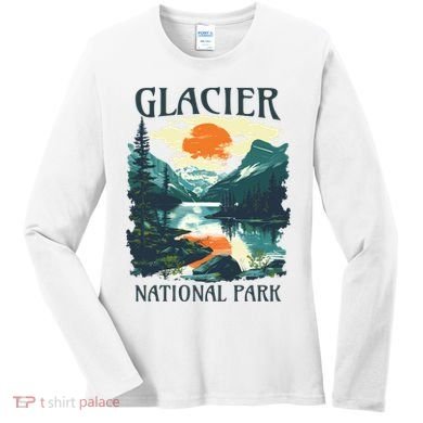 Glacier National Park Women's Long Sleeve Shirt