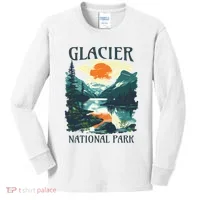 Glacier National Park Kids Long Sleeve Shirt thumb 0