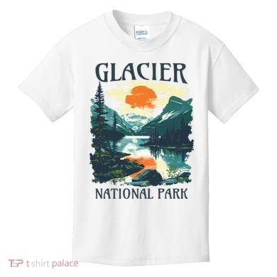 Glacier National Park Kids T-Shirt