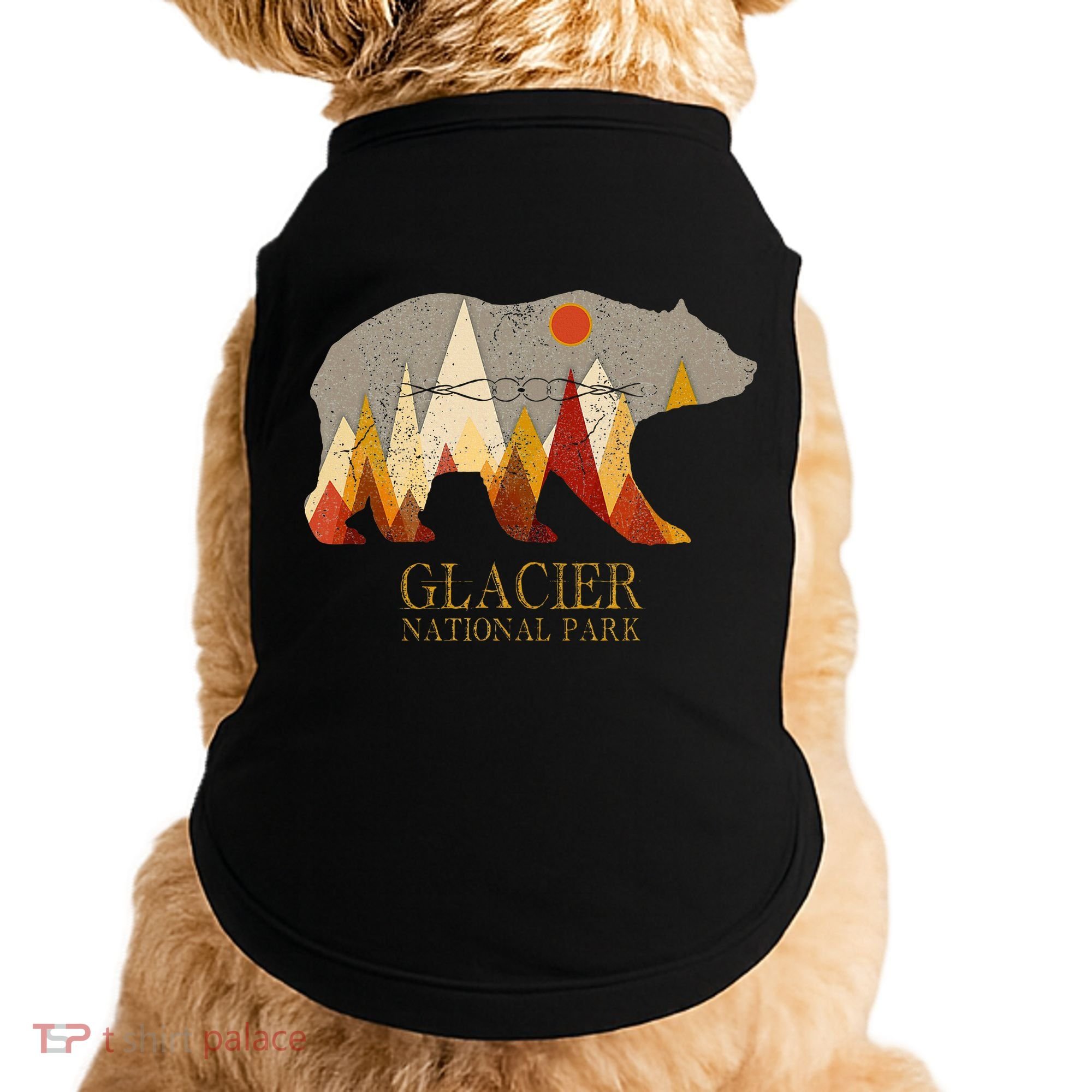 Glacier National Park Grizzly Bear Montana Doggie Tank