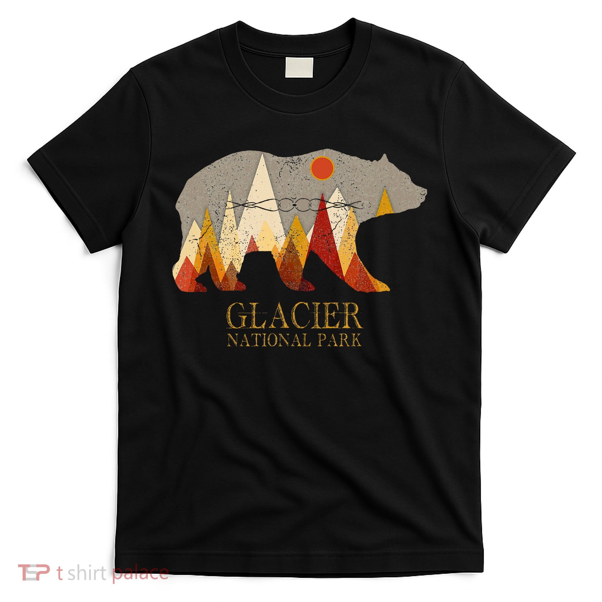 Glacier National Park Grizzly Bear Montana T-Shirt