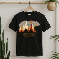 Glacier National Park Grizzly Bear Montana T-Shirt thumb 2