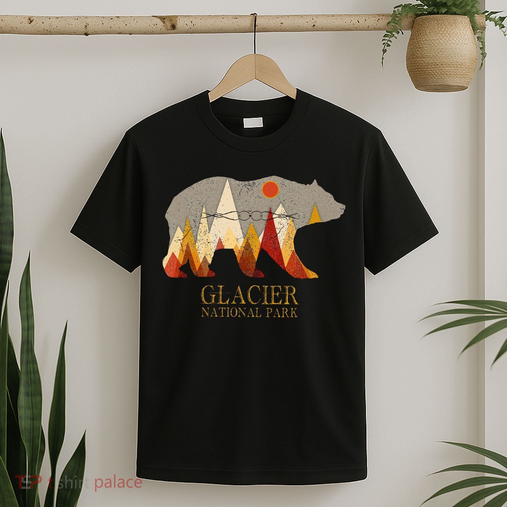 Glacier National Park Grizzly Bear Montana T-Shirt