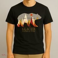 Glacier National Park Grizzly Bear Montana T-Shirt thumb 3