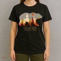 Glacier National Park Grizzly Bear Montana T-Shirt thumb 4
