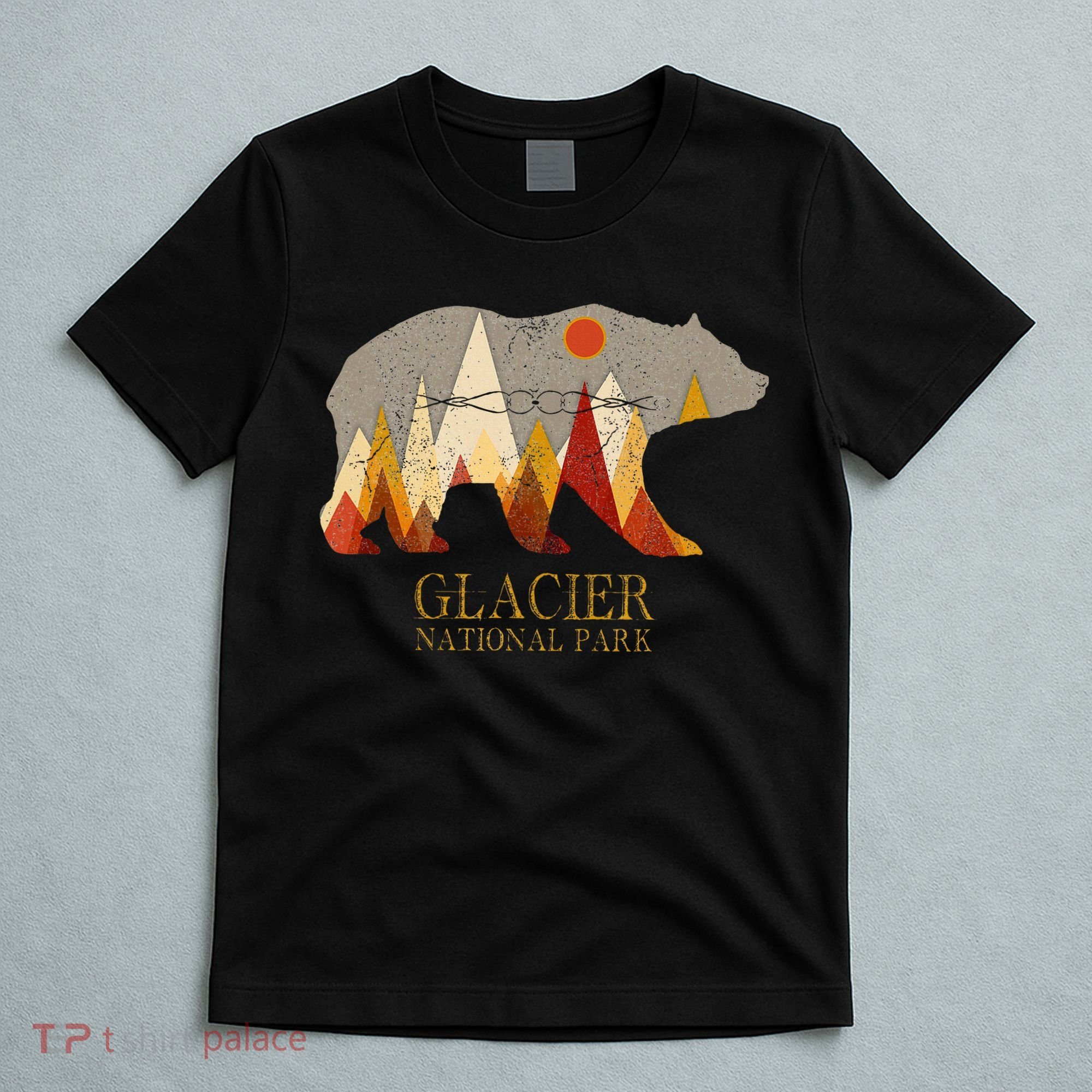Glacier National Park Grizzly Bear Montana T-Shirt