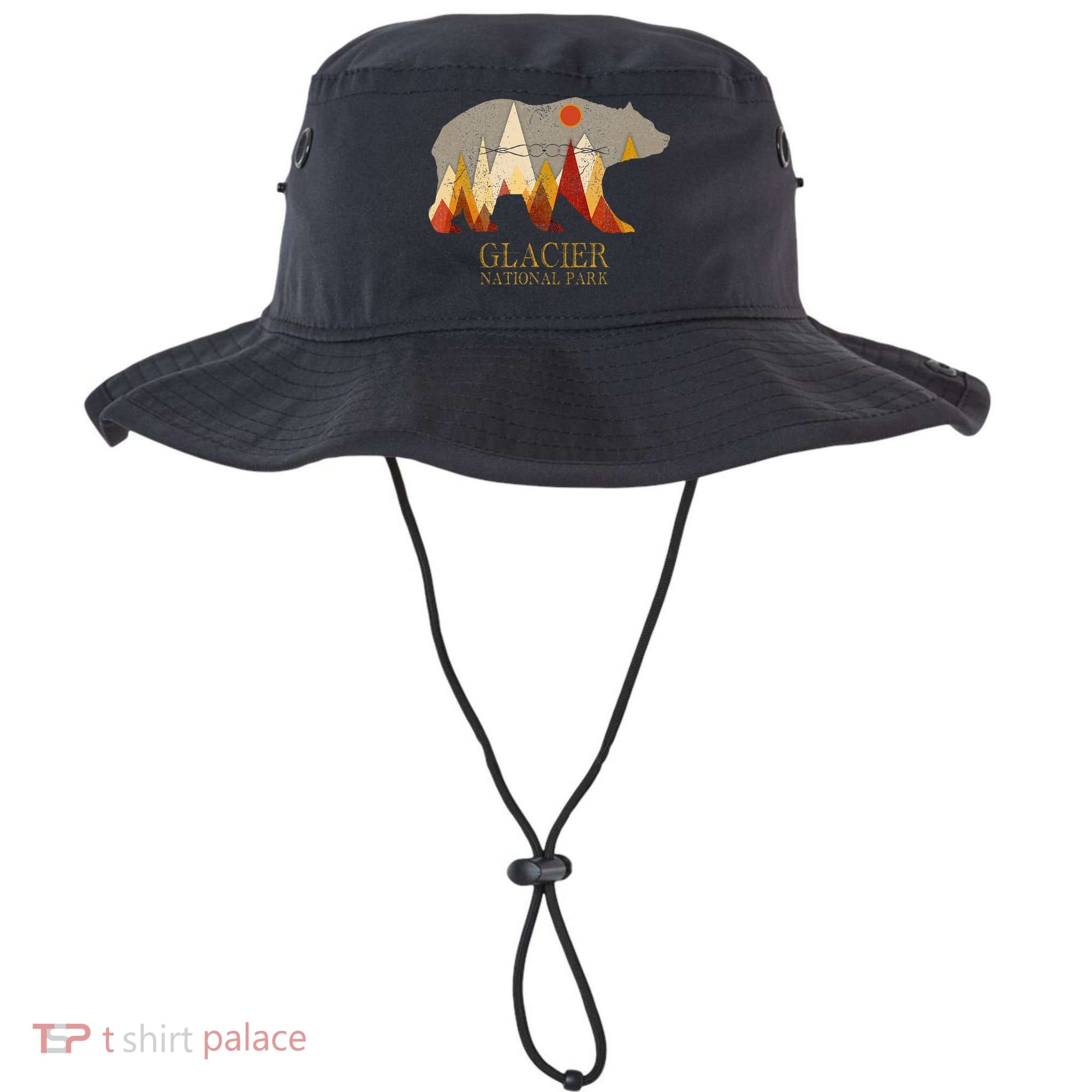Glacier National Park Grizzly Bear Montana Bucket Hat
