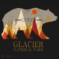 Glacier National Park Grizzly Bear Montana Women's Hoodie thumb 2