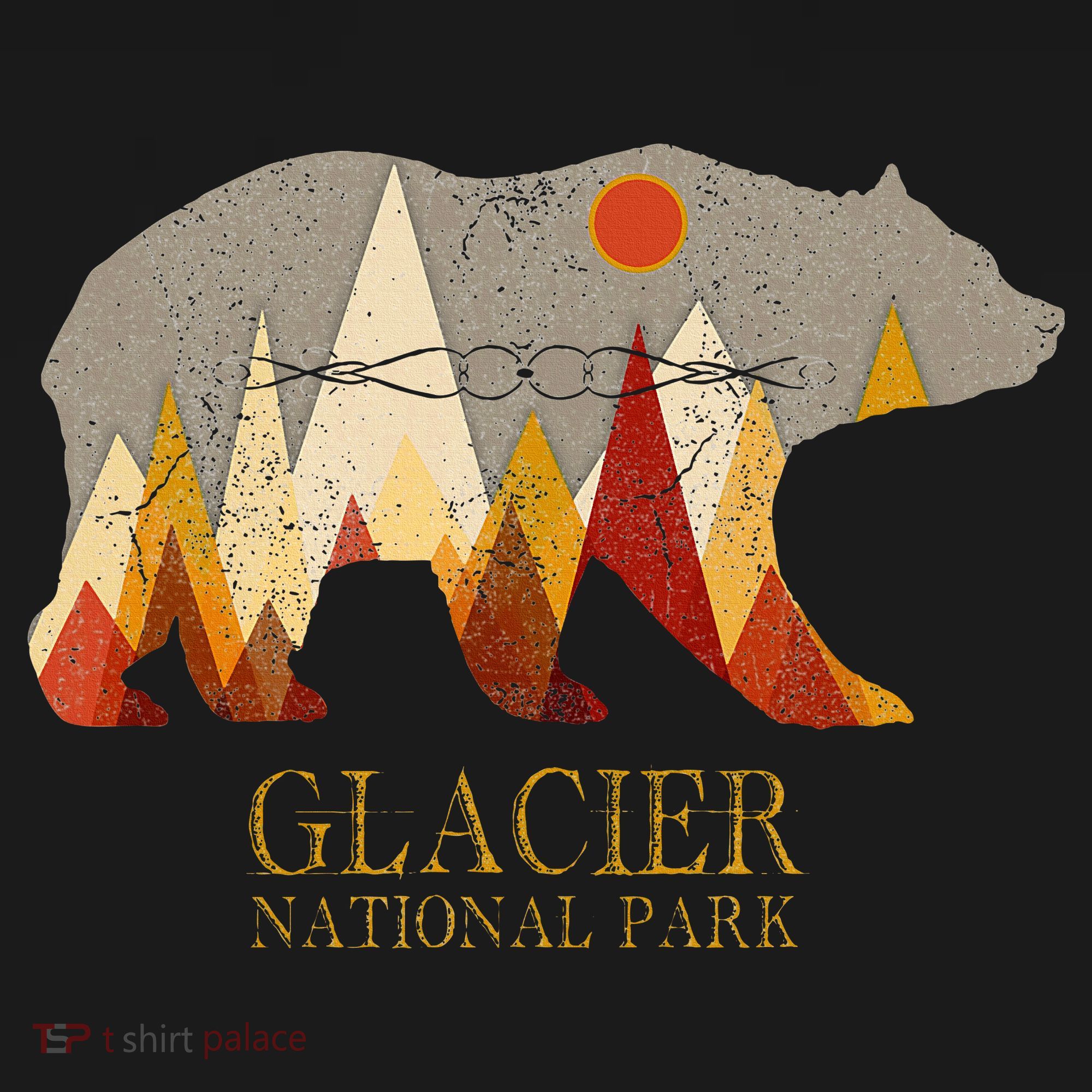 Glacier National Park Grizzly Bear Montana Women's Hoodie